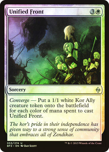 Unified Front (BFZ) (53) / Foil
