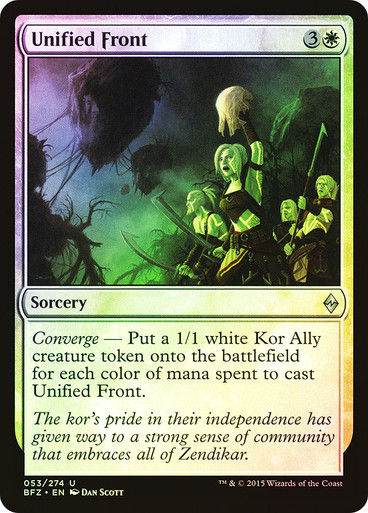 Unified Front (BFZ) (53) / Foil