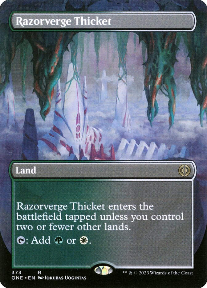Razorverge Thicket (ONE) (373) / Borderless