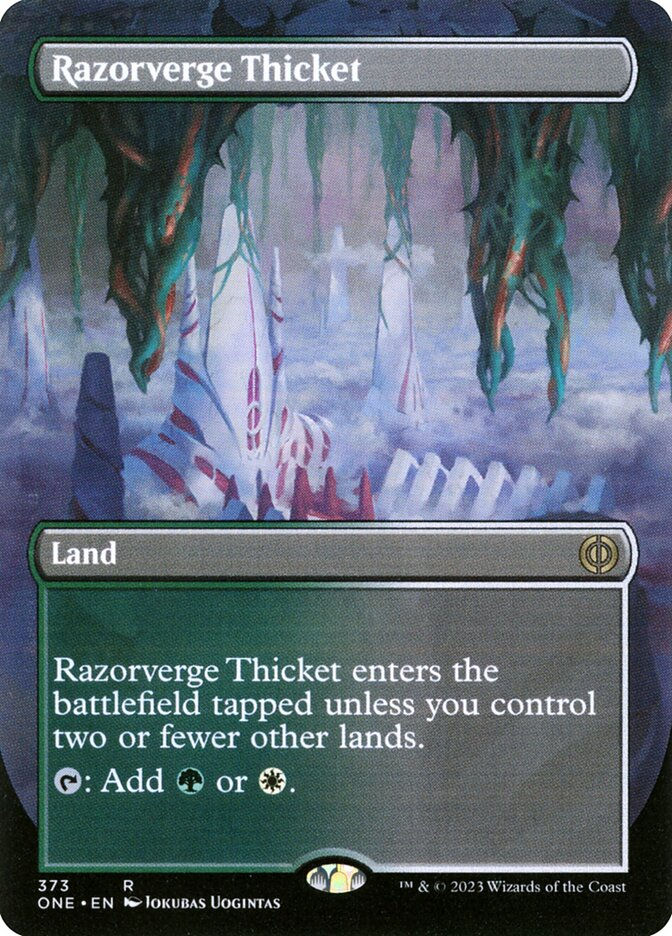 Razorverge Thicket (ONE) (373) / Borderless