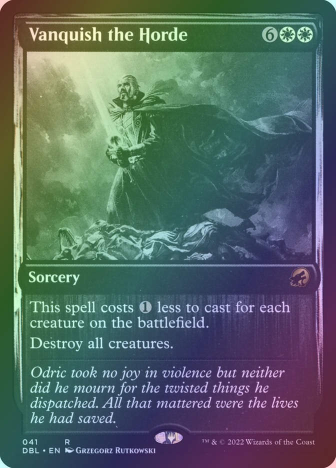 Vanquish the Horde (DBL) (41) / Foil