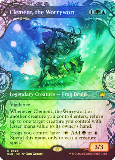 Clement, the Worrywort (blb) (329) / Showcase Foil