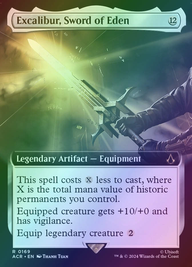 Excalibur, Sword of Eden (ACR) (169) / Extended Art / Foil
