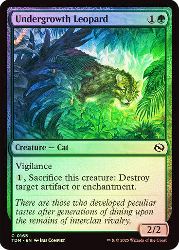 Undergrowth Leopard (TDM) (165) / Foil