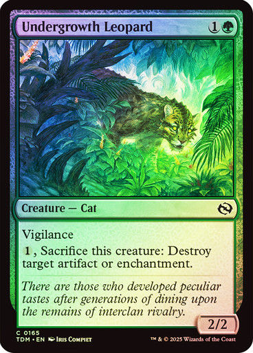 Undergrowth Leopard (TDM) (165) / Foil