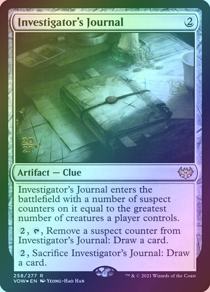 Investigator's Journal (PVOW) (258s) / Foil