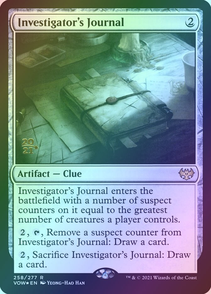 Investigator's Journal (PVOW) (258s) / Foil