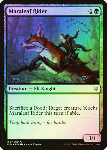 Maraleaf Rider (ELD) (166) / Foil