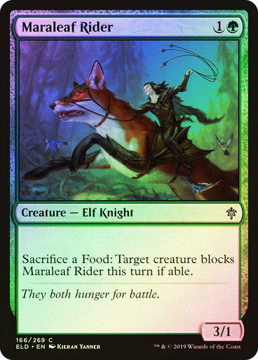 Maraleaf Rider (ELD) (166) / Foil