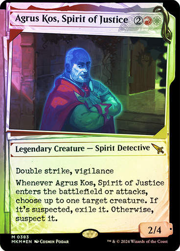 Agrus Kos, Spirit of Justice (mkm) (383) / Showcase Invisible Ink