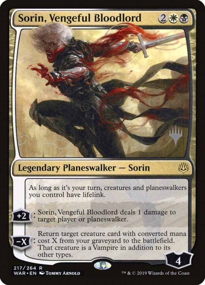 Sorin, Vengeful Bloodlord (PWAR) (217p)