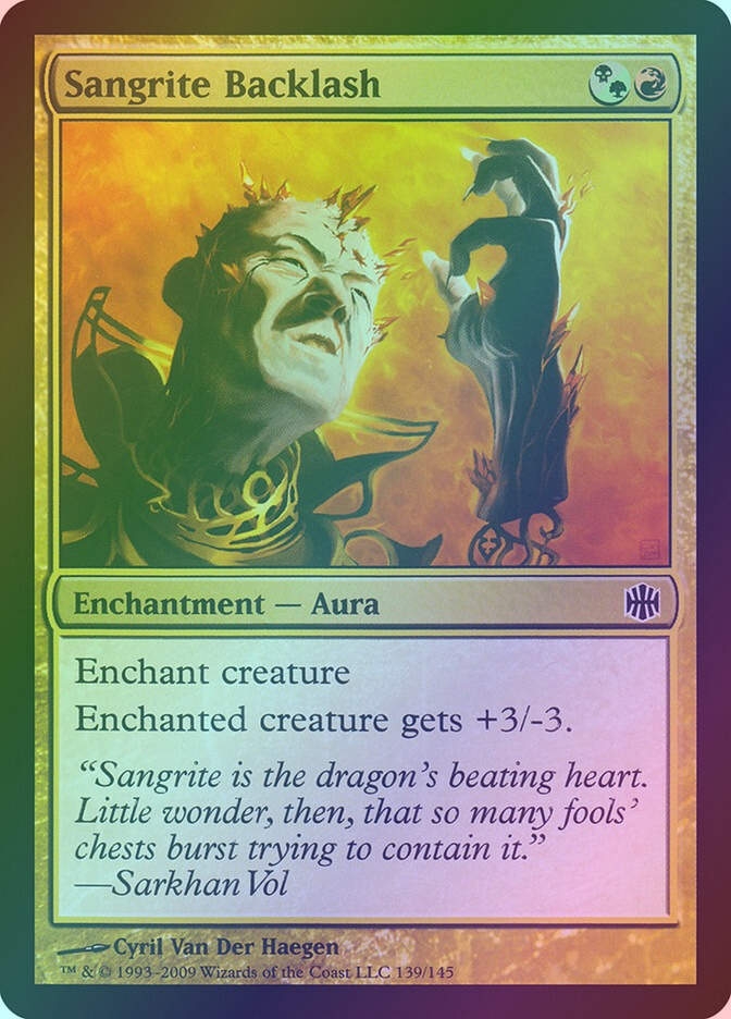 Sangrite Backlash (ARB) (139) / Foil