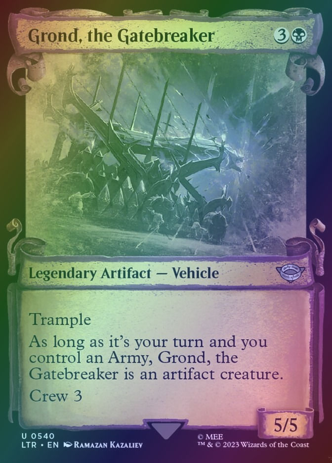 Grond, the Gatebreaker (LTR) (540) / Showcase / Foil