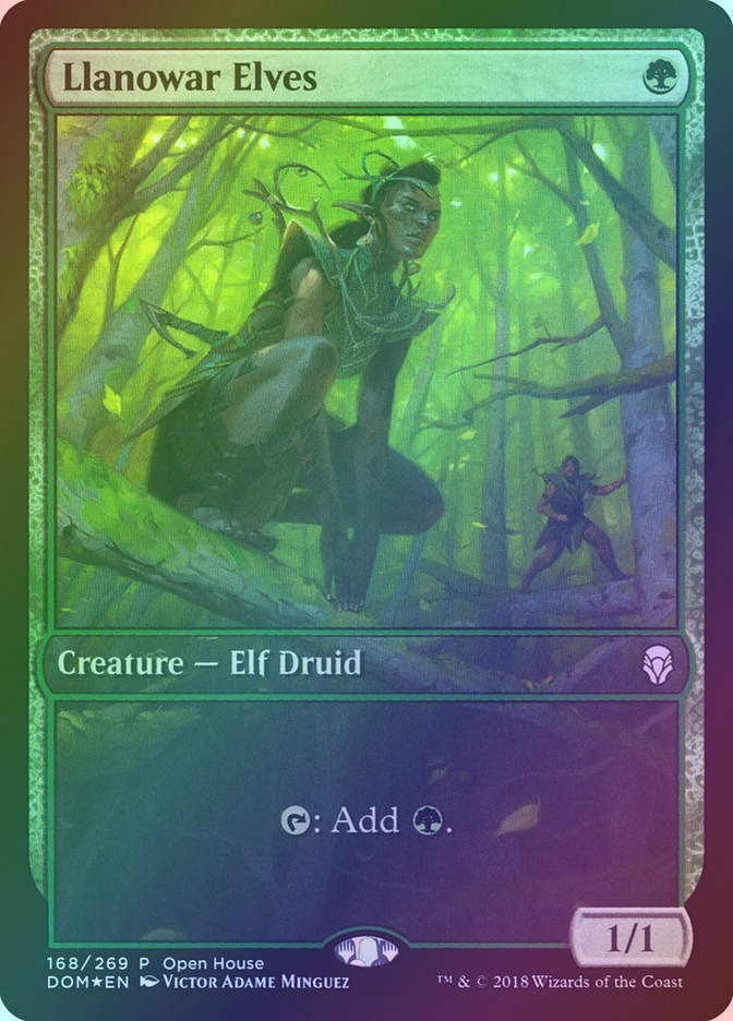Llanowar Elves (PDOM) (168) / Foil