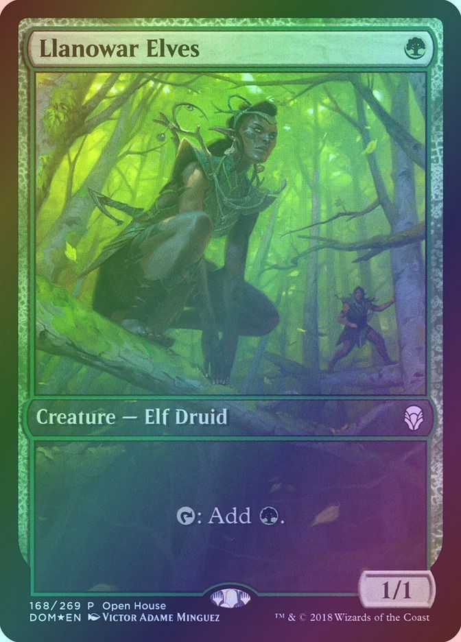 Llanowar Elves (PDOM) (168) / Foil