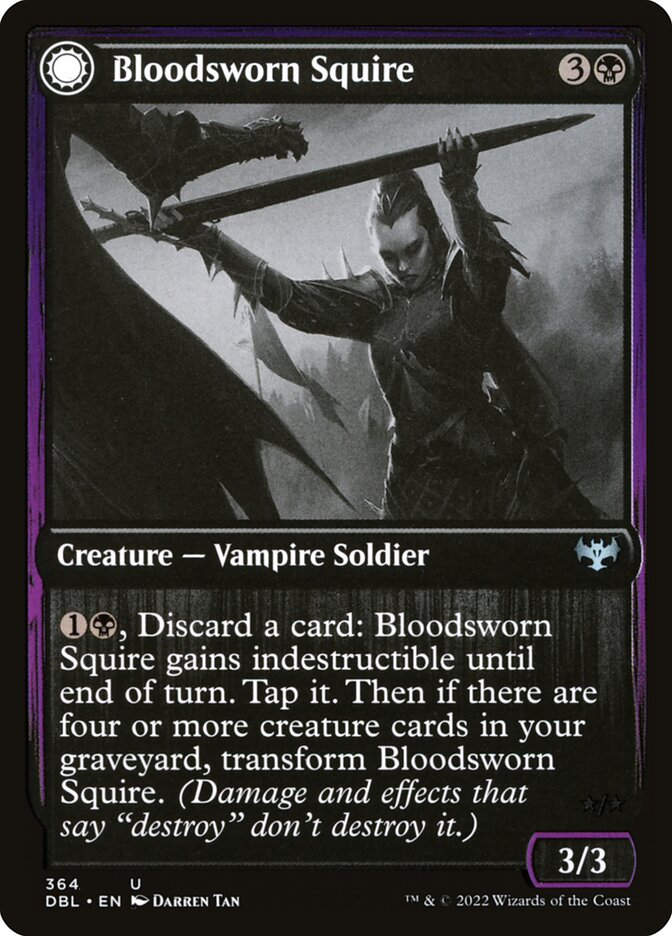 Bloodsworn Squire // Bloodsworn Knight (DBL) (364)