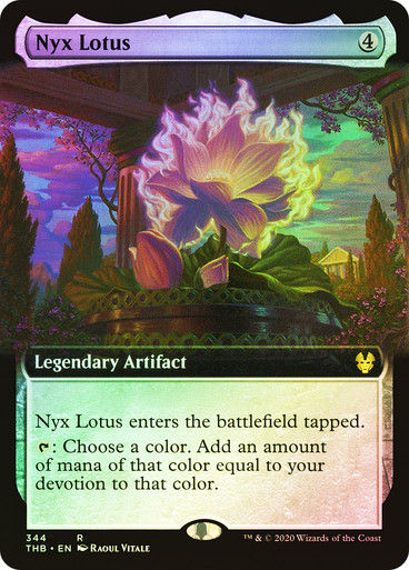 Nyx Lotus (THB) (344) / Extended Art / Foil