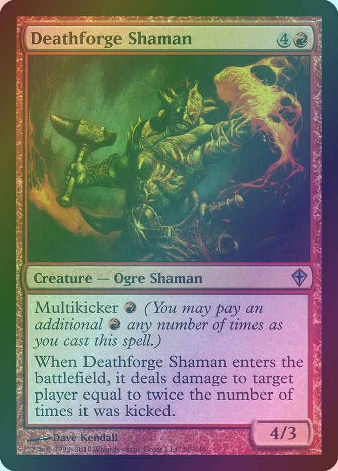 Deathforge Shaman (WWK) (80) / Foil