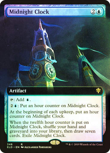 Midnight Clock (ELD) (346) / Extended Art / Foil