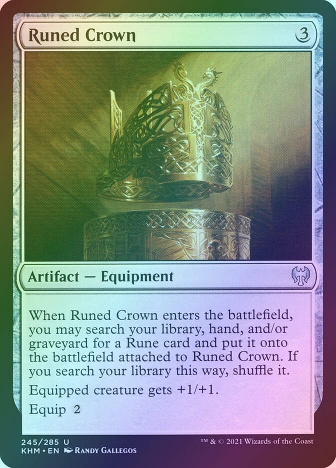 Runed Crown (KHM) (245) / Foil