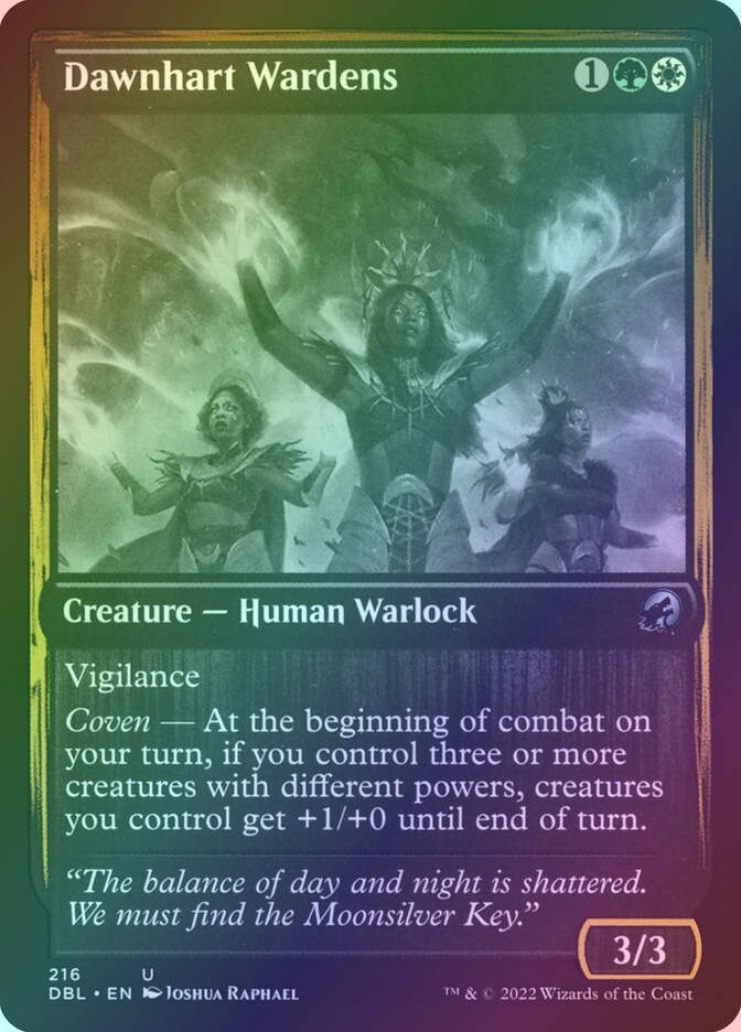 Dawnhart Wardens (DBL) (216) / Foil