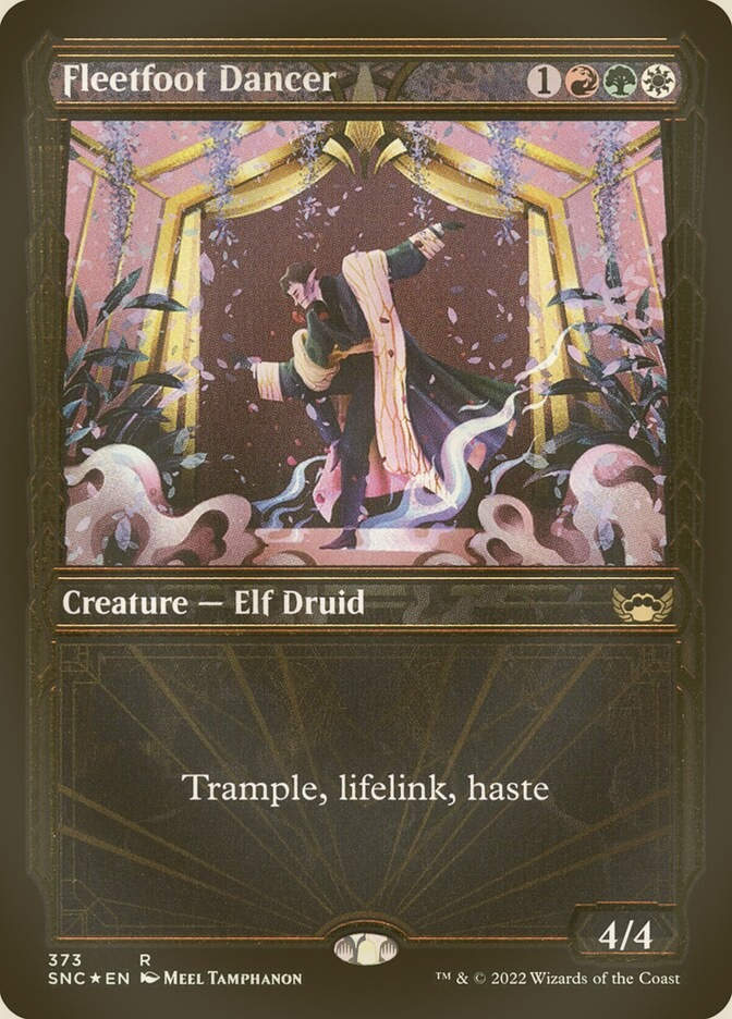Fleetfoot Dancer (SNC) (373) / Showcase / Gilded Foil