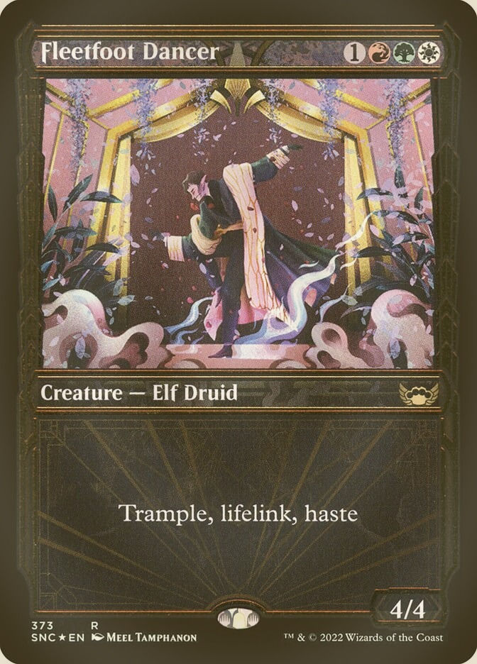 Fleetfoot Dancer (SNC) (373) / Showcase / Gilded Foil