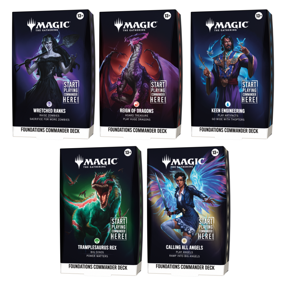 Foundations Commander Deck - Display de 5