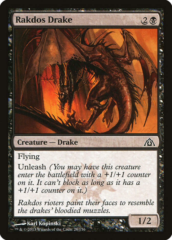 Rakdos Drake (DGM) (28)