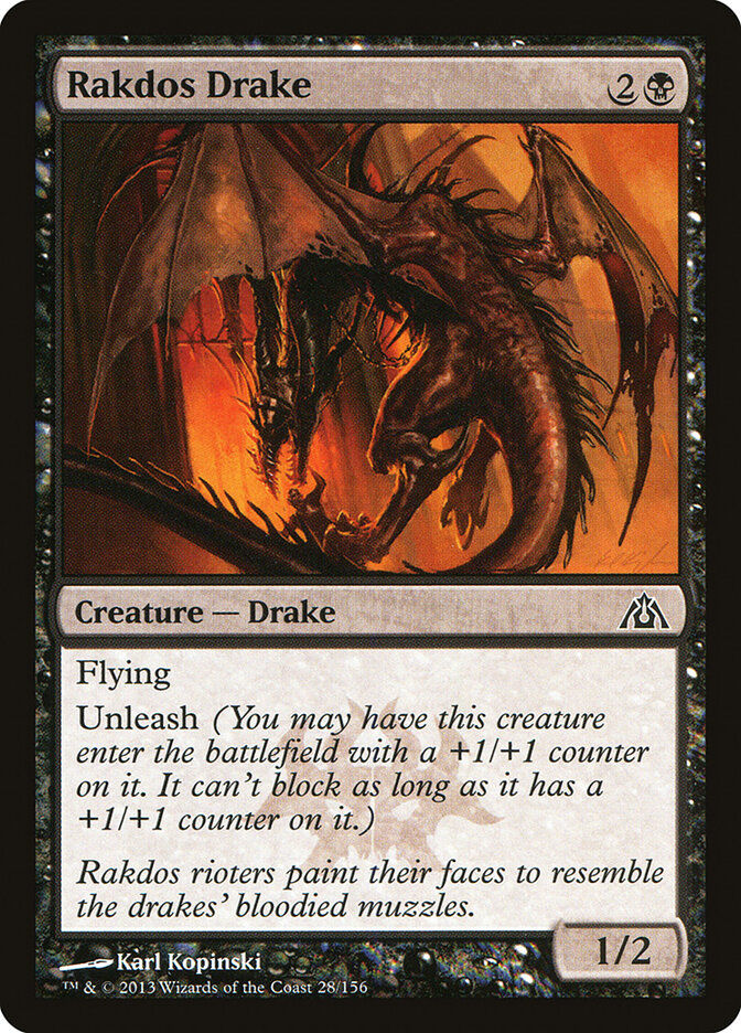 Rakdos Drake (DGM) (28)