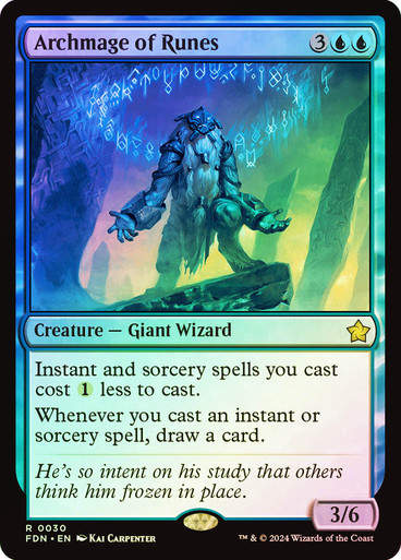 Archmage of Runes (FDN) (30) / Foil