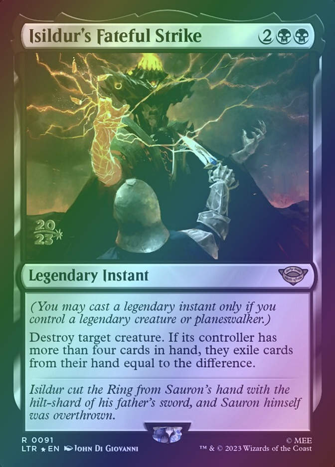 Isildur's Fateful Strike (PLTR) (91s) / Foil