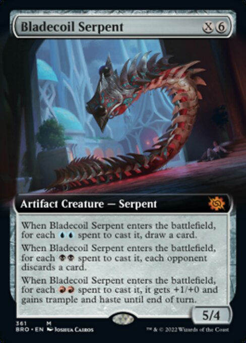 Bladecoil Serpent (BRO) / Extended Art