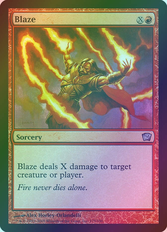 Blaze (9ED) (175★) / Foil