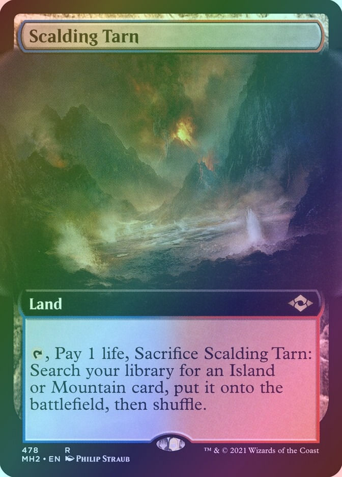 Scalding Tarn (MH2) (478) / Extended Art / Foil