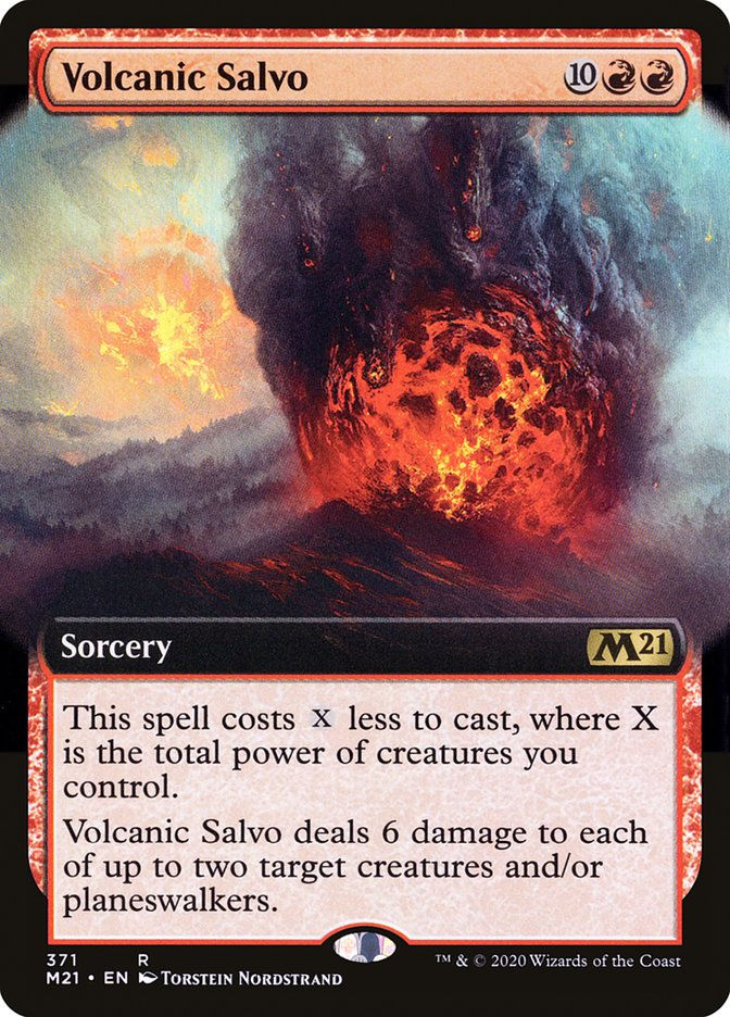 Volcanic Salvo (M21) (371) / Extended Art