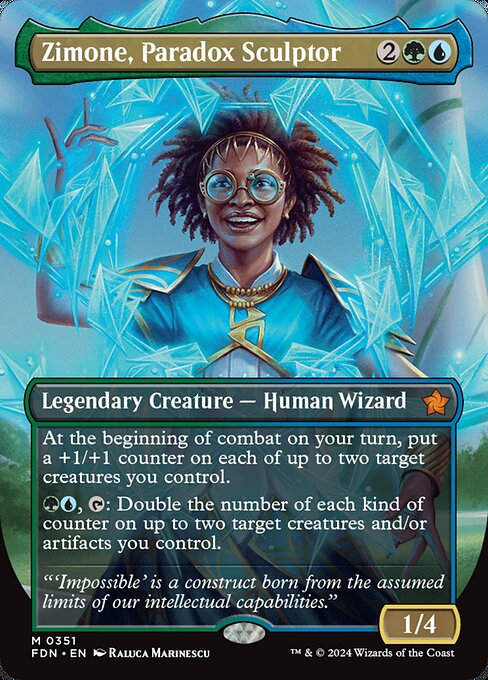 Zimone, Paradox Sculptor (FDN) (351) / Borderless