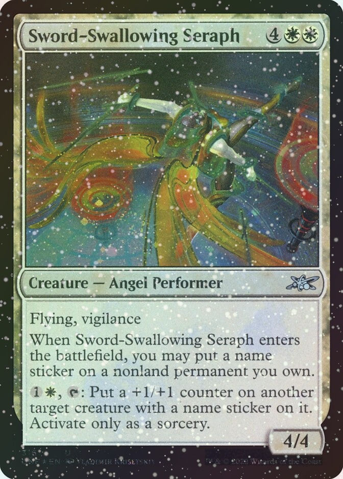 Sword-Swallowing Seraph (UNF) (316) / Galaxy Foil