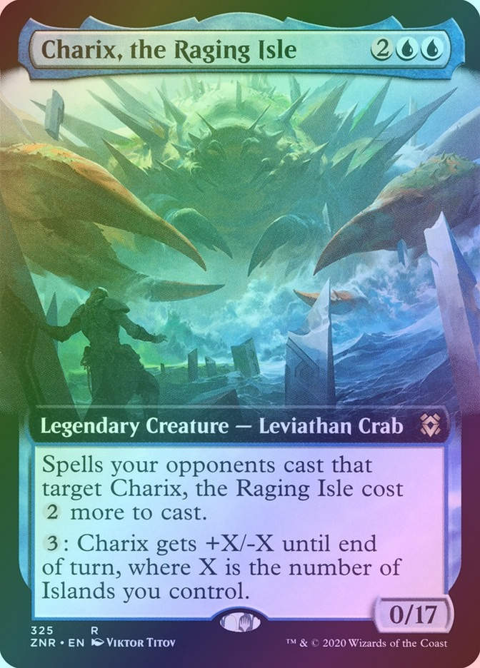Charix, the Raging Isle (ZNR) (325) / Extended Art / Foil
