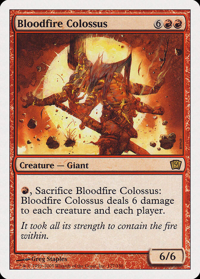 Bloodfire Colossus (9ED) (177)