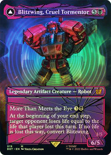 Blitzwing, Cruel Tormentor // Blitzwing, Adaptive Assailant (BOT) (19)  / Foil — cara 1 de 2