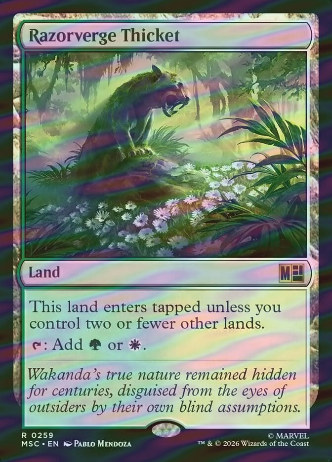 Razorverge Thicket (MSC) (259) / Surge Foil