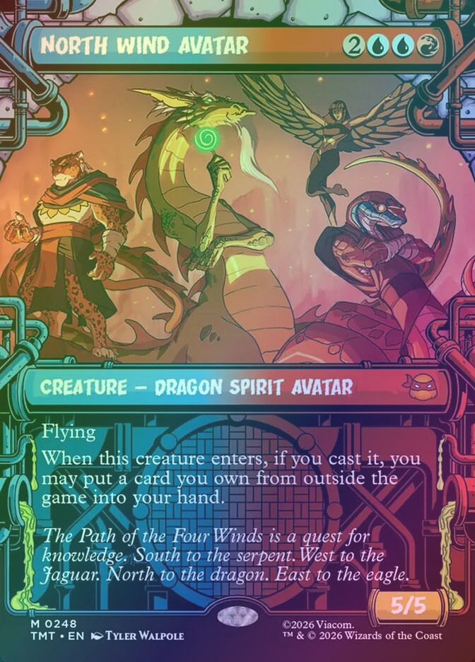 North Wind Avatar (TMT) (248) / Borderless / Showcase / Foil