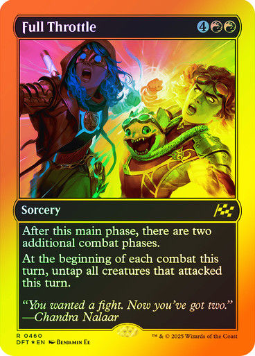 Full Throttle (DFT) (460)  / First Place Foil