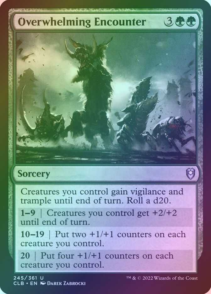 Overwhelming Encounter (CLB) (245) / Foil