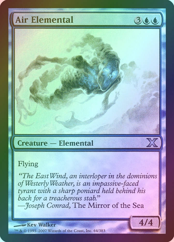 Air Elemental (10E) (64★) / Foil