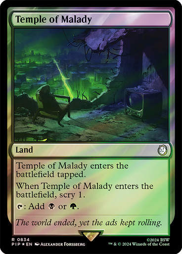 Temple of Malady (pip) (834) / Surge Foil