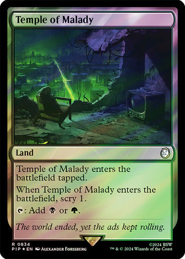 Temple of Malady (pip) (834) / Surge Foil
