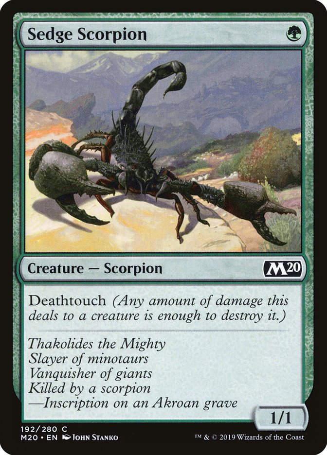 Sedge Scorpion (M20) (192)