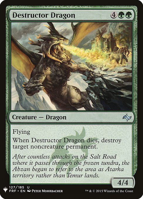 Destructor Dragon (PLST) (FRF-127)